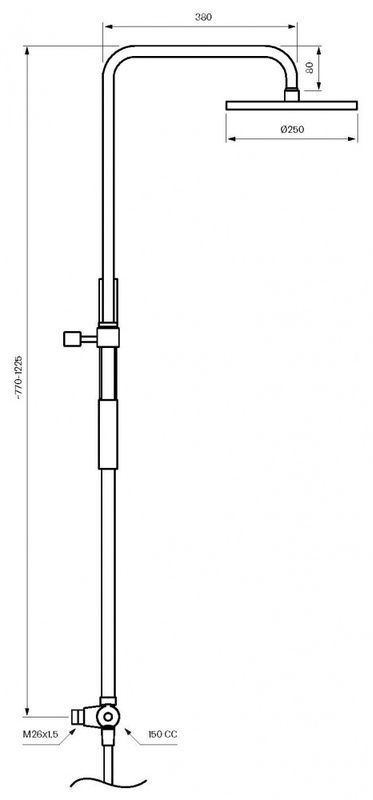 Tapwell Tvm7200 Takdusj Oksiderende Messing
