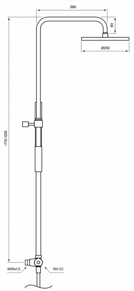 Tapwell TVM7200 Takdusj Brushed Nickel