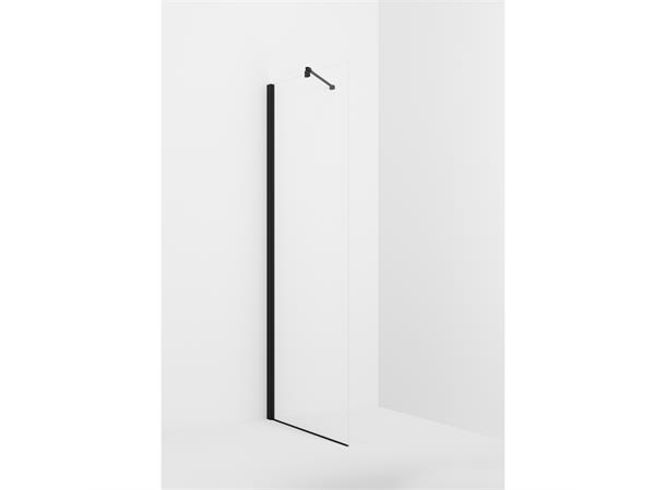 Hovedbilde VikingBad glassfelt rett Liam 90cm