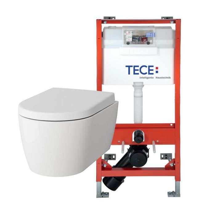 Hovedbilde Vikingbad Aida med STD soft close sete TECE ...