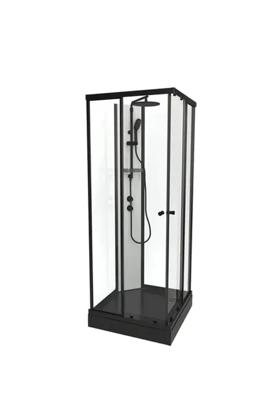 VikingBad Dusjkabinett SOFIA rett pluss 90x90 90x90x210cm hvit s
