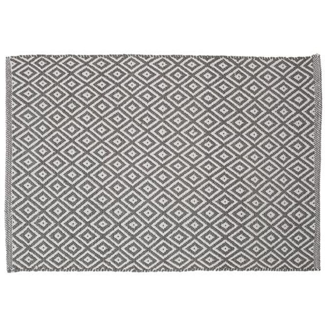 Hovedbilde Sealskin Trellis grå badematte 60x90