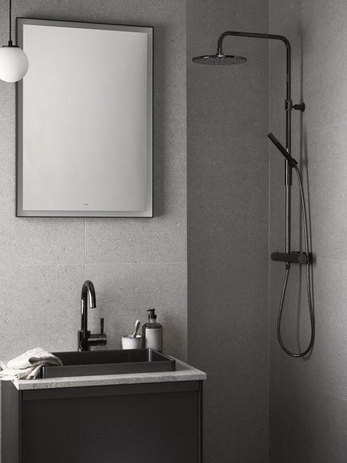 Hovedbilde Tapwell TVM7200-150 Takdusj Black Chrome