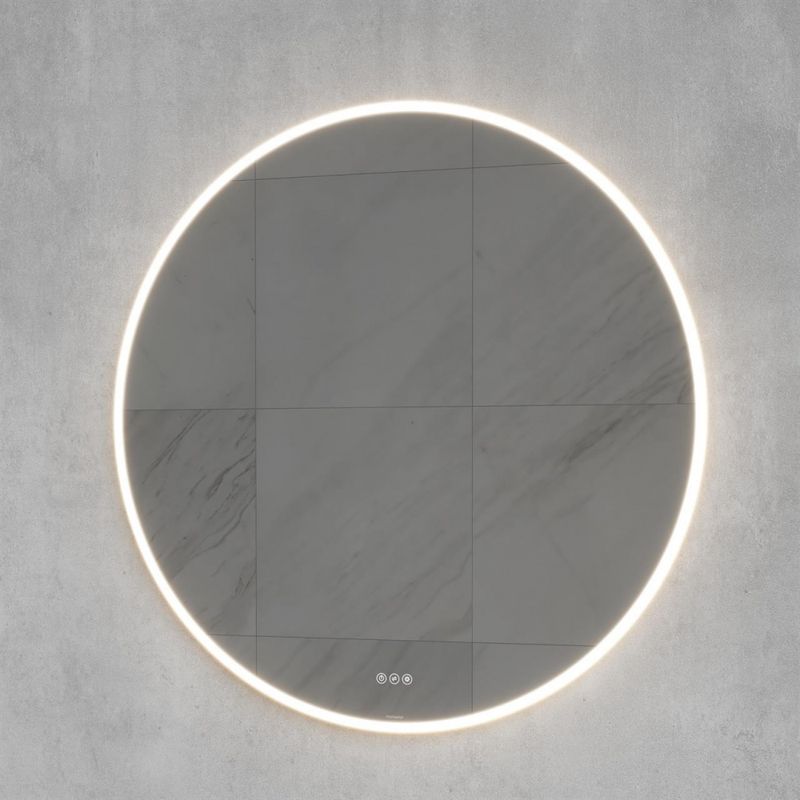 Vikingbad Oda 110cm Rundt speil med LED lys