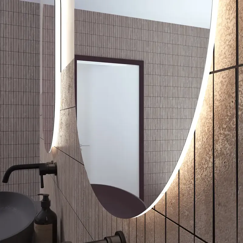 Blokhus speil 80x50 vendbart