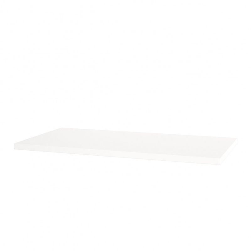 Vikingbad MDF benke-/topplate, Hvit matt PVC
