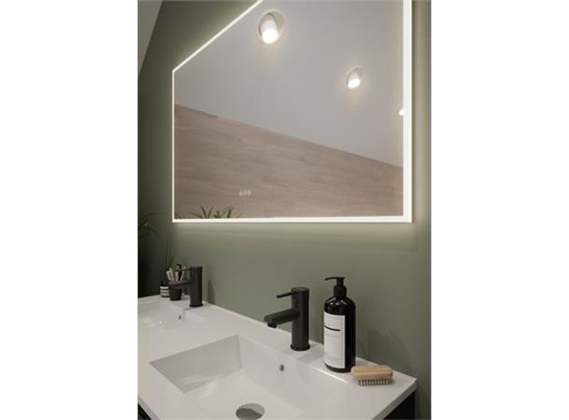 VikingBad Una 90cm Speil med LED lys