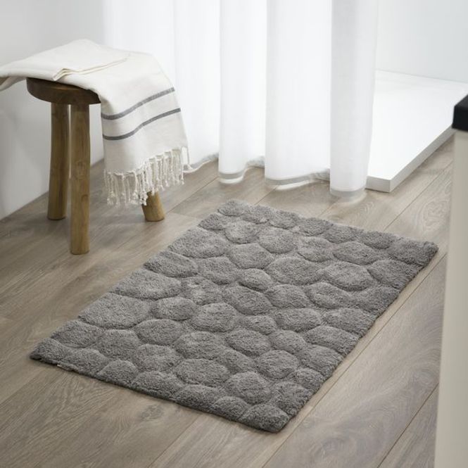 Hovedbilde Sealskin Pebbles badematte, grå 60x90