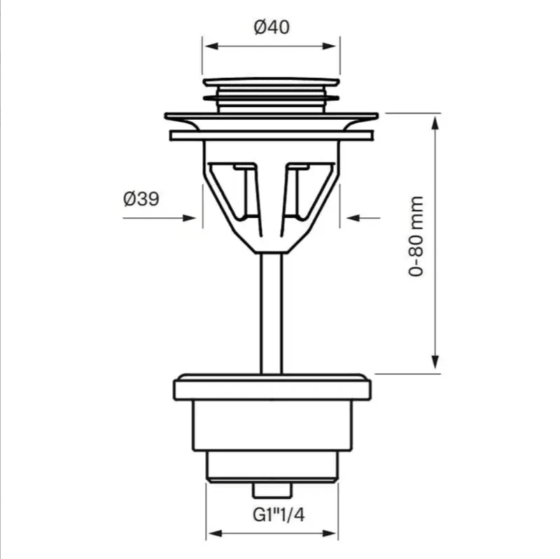 Tapwell 58200 Bunnventil