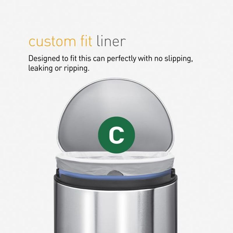 Simplehuman Avfallspose C, 10-12L