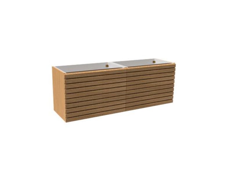 Vikingbad MIE 160DBL Servantskap, STAV, eik
