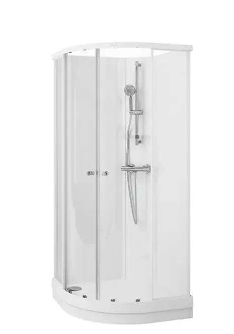 Hovedbilde Dusjkabinett SOFIA basic 90x90x210cm hvit/hvit ...